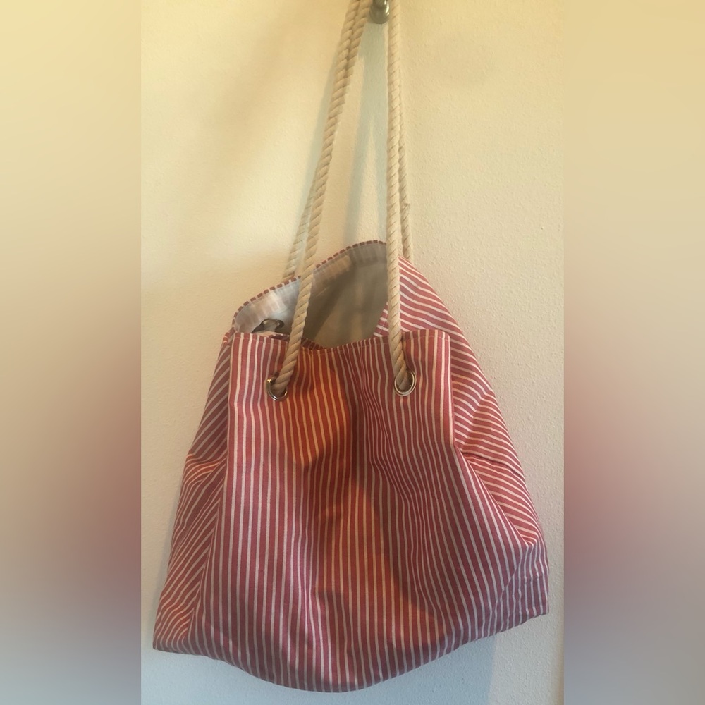 ROPE STRIPED TOTE🌺